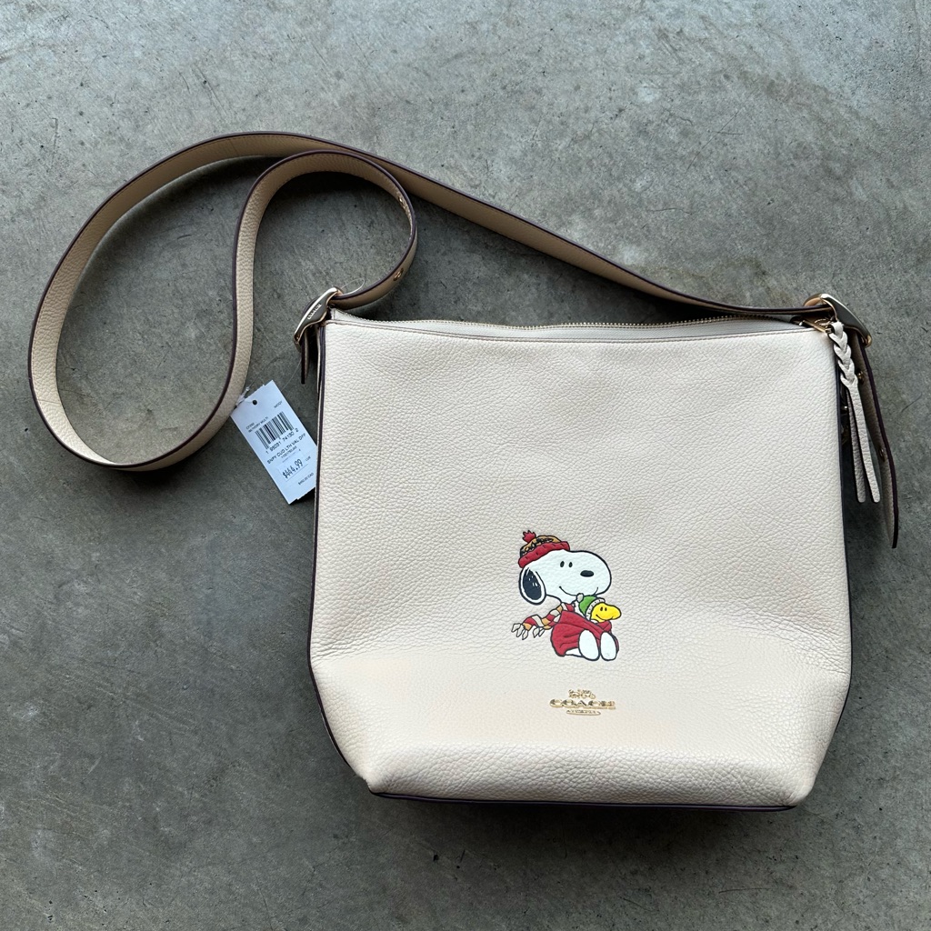Coach Snoopy & Woodstock Women’s Shoulder Bag